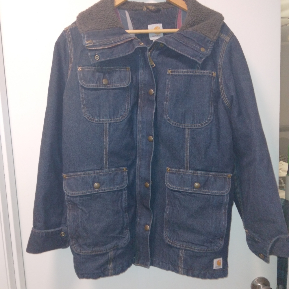 Womens Denim Carhartt Jacket